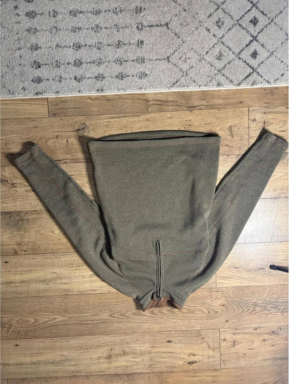 Columbia Men's Large Fleece Jacket - Cozy Outdoor Style Green/Brown